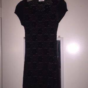 Lace black dress